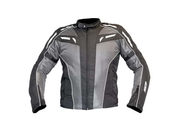 MCP Мотокуртка Breeze, Размер: 4XL, Цвет: черно-светло-серый