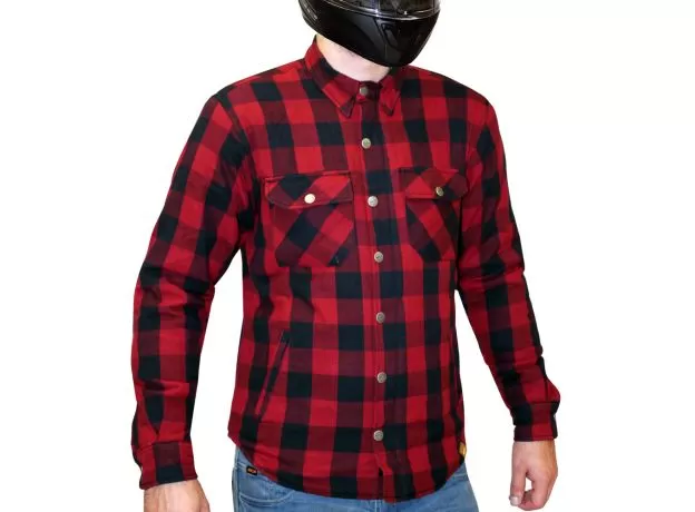 MCP Моторубашка Rebel Full kevlar, Размер: 4XL, Цвет: черно-бордовый