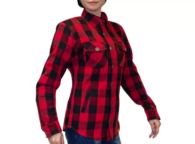 MCP Моторубашка Redneck женская, Размер: S, Цвет: Черно-красный