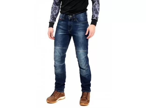 STARKS Мотоджинсы SPIDER, Размер: 40/34, Цвет: Синий Браш