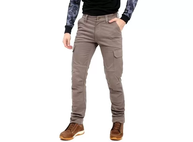 STARKS Мотоштаны PYTHON TACTIC STRONG, Размер: 30/34, Цвет: Серый Хаки