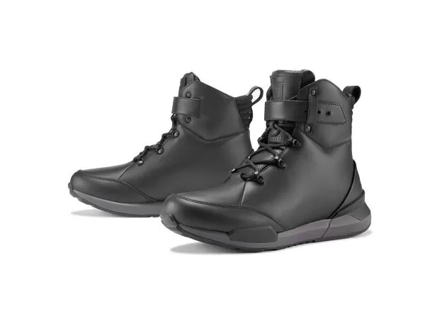 ICON Мотоботы VARIAL™, Размер: 8.5, Цвет: Black