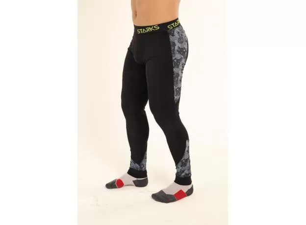 STARKS Кальсоны COOLMAX, Размер: M, Цвет: Черный/принт