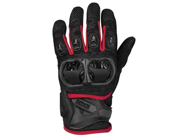 IXS Мотоперчатки MONTEVIDEO AIR S, Размер: L, Цвет: Black/Grey/Rеd