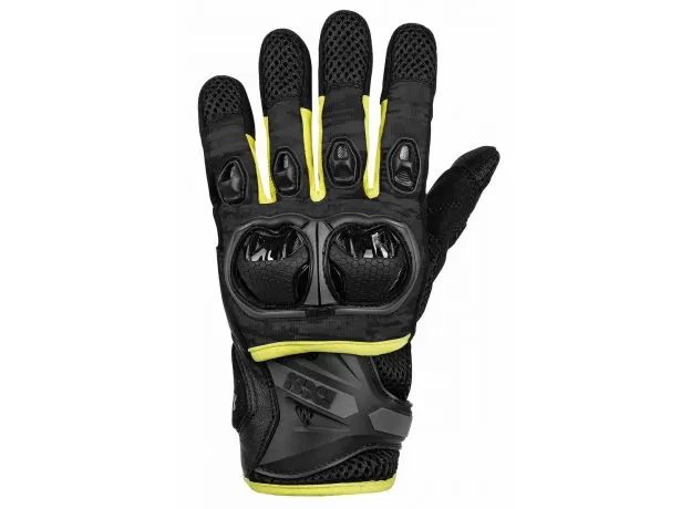 IXS Мотоперчатки MONTEVIDEO AIR S, Размер: XXL, Цвет: BLACK/GREY/YELLOW
