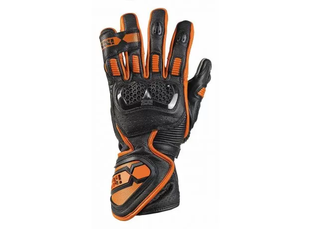 IXS Мотоперчатки RS-200 2.0, Размер: M, Цвет: Black/Orange