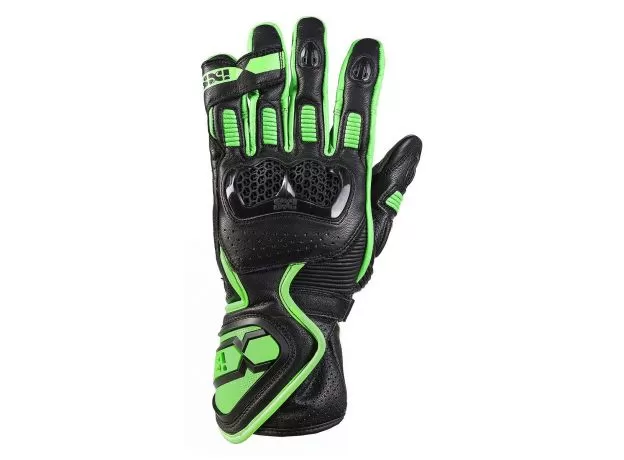 IXS Мотоперчатки RS-200 2.0, Размер: S, Цвет: black/green