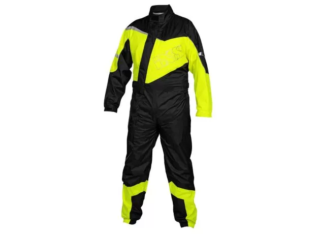 IXS Комбинезон-дождевик RAINSUIT 1.0, Размер: XL, Цвет: Black/Yellow Fluo