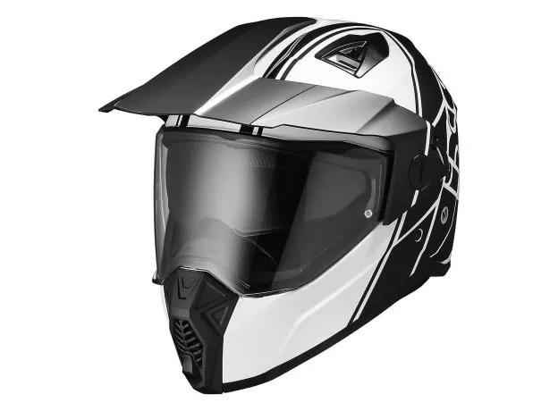 IXS Шлем 208, Размер: XXL, Цвет: 2.0 BLACK MAT-WHITE