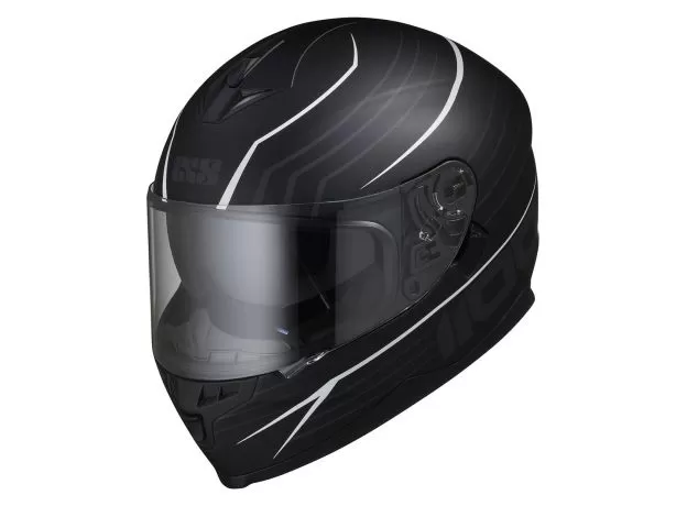 IXS Шлем 1100, Размер: S, Цвет: 2.1 BLACK MAT-WHITE