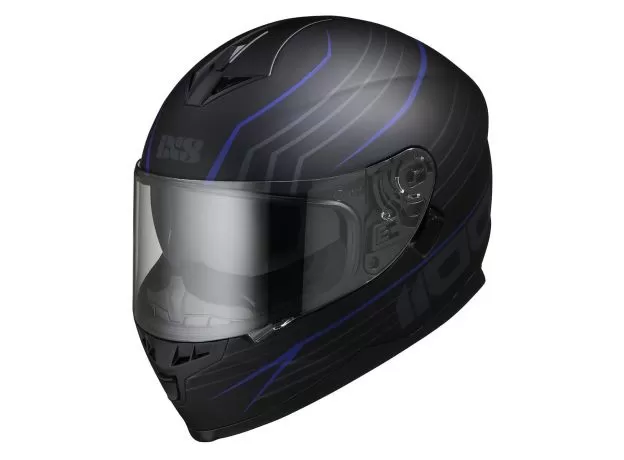 IXS Шлем 1100, Размер: S, Цвет: 2.1 BLACK MAT-BLUE