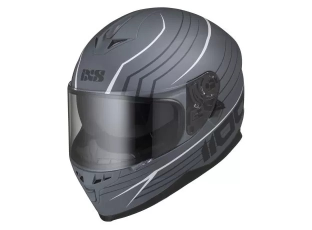 IXS Шлем 1100, Размер: S, Цвет: 2.1 GREY MAT-WHITE