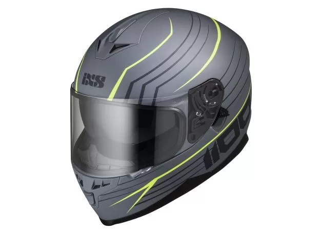 IXS Шлем 1100, Размер: XS, Цвет: 2.1 GREY MAT-YELLOW
