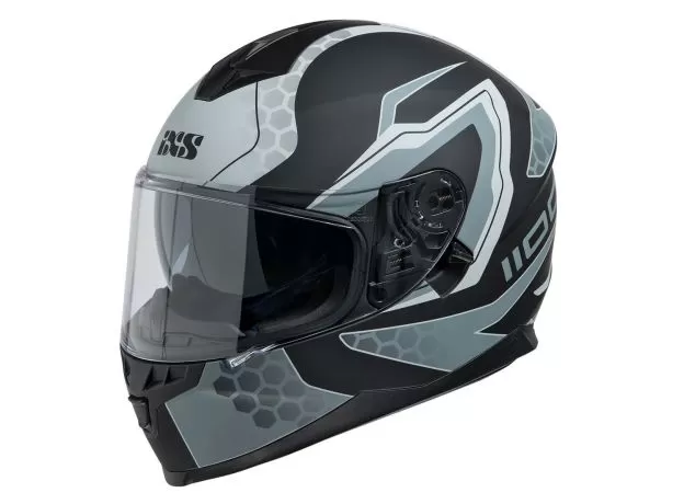 IXS Шлем 1100, Размер: S, Цвет: 2.0 BLACK MAT-ANTHRACITE-GREY