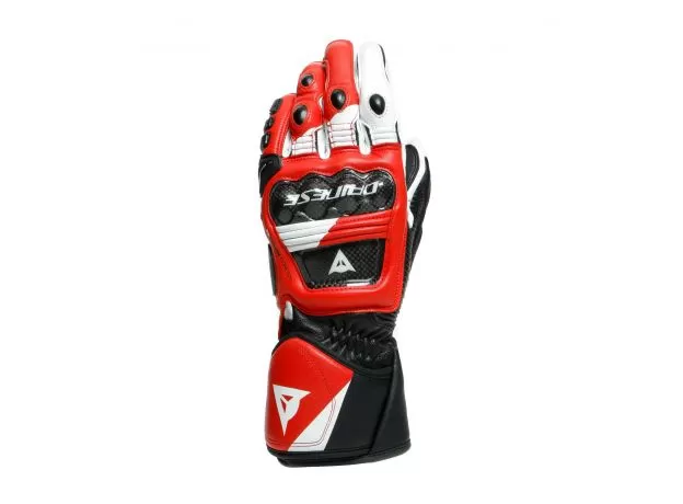 DAINESE Мотоперчатки DRUID 3, Размер: M, Цвет: Black/White/Lava-Red