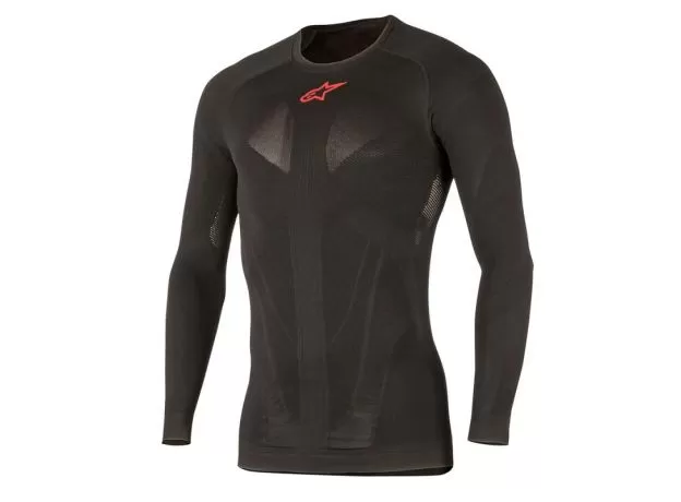 ALPINESTARS Термофутболка TECH TOP LONG SLEEVE SUMMER, Размер: XS/S, Цвет: Black/rеd