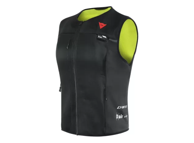 DAINESE Жилет-защитный SMART JACKET женский, Размер: XS, Цвет: Black/Fluo-yellоw