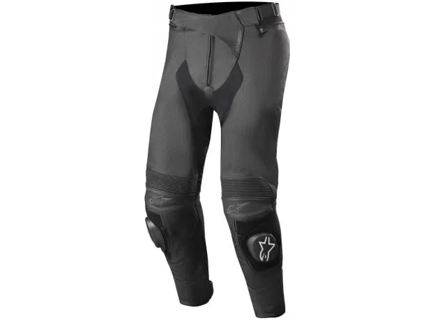 ALPINESTARS Мотоштаны кожаные MISSILE v2 AIRFLOW, Размер: 52, Цвет: Black