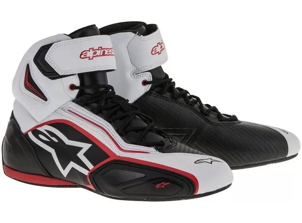 ALPINESTARS Мотоботы FASTER 2, Размер: 8.5, Цвет: blаck-white