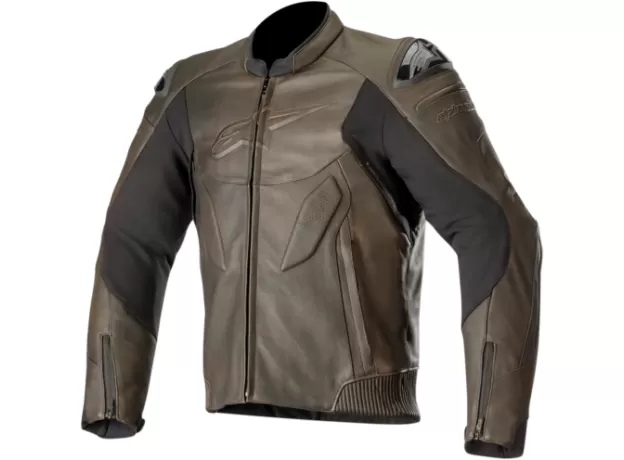 ALPINESTARS Мотокуртка кожаная CALIBER, Размер: 50, Цвет: Brоwn