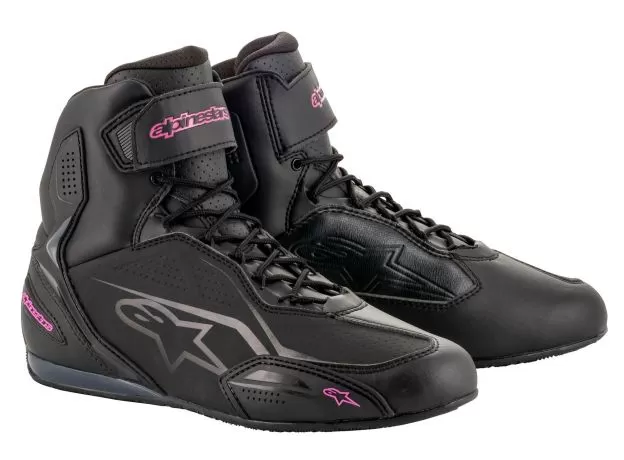 ALPINESTARS Мотоботы FASTER-3 женские, Размер: 6, Цвет: Black/Pink
