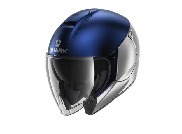 SHARK Шлем CITYCRUISER, Размер: L, Цвет: DUAL BLANK - Silver Blue Silver