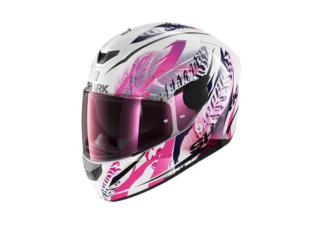 SHARK Шлем D-SKWAL 2, Размер: S, Цвет: SHIGAN - Белый/Розовый/Черный от магазина rszone SHARK Шлем D-SKWAL 2, Размер: S, Цвет: SHIGAN - Белый/Розовый/Черный