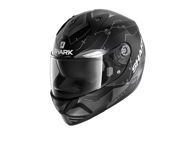 SHARK Шлем RIDILL, Размер: L, Цвет: MECCA MAT - Black Anthracite Silver