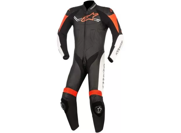 ALPINESTARS Мотокомбинезон CHALLENGER V2 1PC, Размер: 48, Цвет: Black-White-Red Fluo
