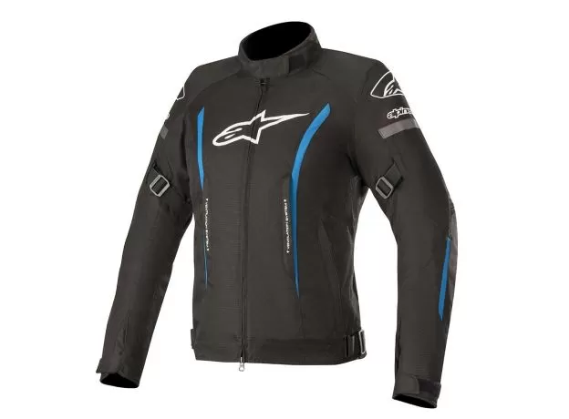 ALPINESTARS Мотокуртка GUNNER v2 WATERPROOF женская, Размер: L, Цвет: BLACK/BRIGHT BLUE