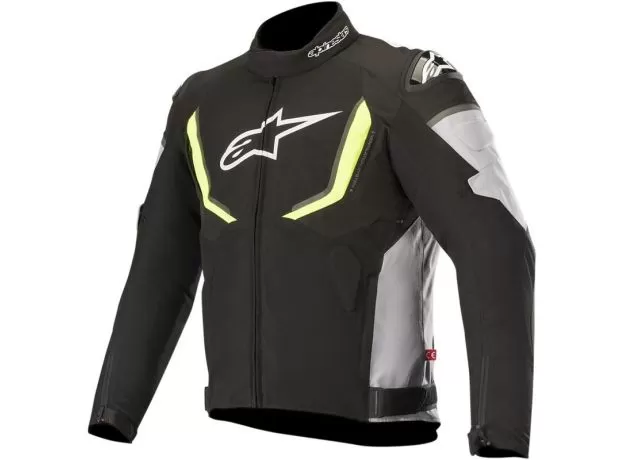 ALPINESTARS Мотокуртка T-GP R v2 Drystar, Размер: XL, Цвет: Black-Gray-Yellow Fluorescent
