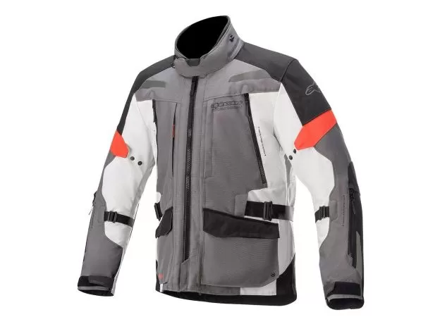 ALPINESTARS Мотокуртка VALPARAISO v3 DRYSTAR, Размер: XXL, Цвет: Dark Grey/Light Grey/Red