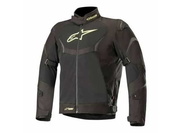 ALPINESTARS Мотокуртка T-CORE AIR DRYSTAR, Размер: XXL, Цвет: Black/Yellow Fluorescent