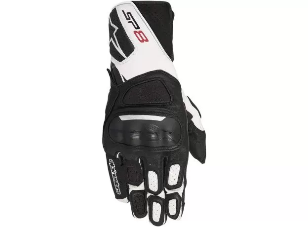 ALPINESTARS Мотоперчатки SP-8 v2, Размер: XXL, Цвет: blаck-white