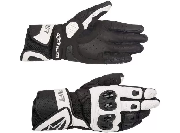 ALPINESTARS Мотоперчатки SP AIR, Размер: XXL, Цвет: blаck-white