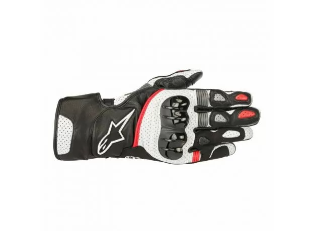 ALPINESTARS Мотоперчатки SP-2 v2, Размер: S, Цвет: Black-White-Red