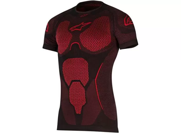 ALPINESTARS Термомайка RIDE TECH SUMMER SS TOP TECH LAYER, Размер: M/L, Цвет: Black/rеd