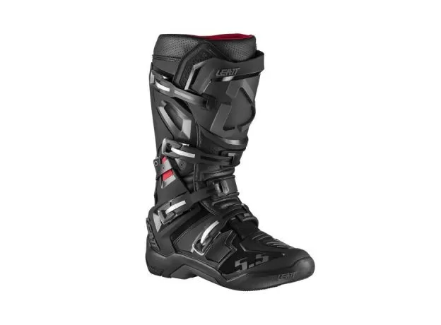 LEATT Мотоботы 5.5 Flexlock, Размер: 43, Цвет: Black