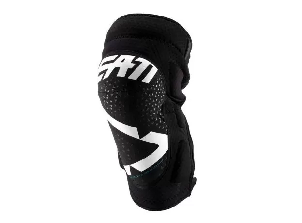 LEATT Защита коленей 3DF 5.0 Zip, Размер: L/XL, Цвет: White/Black