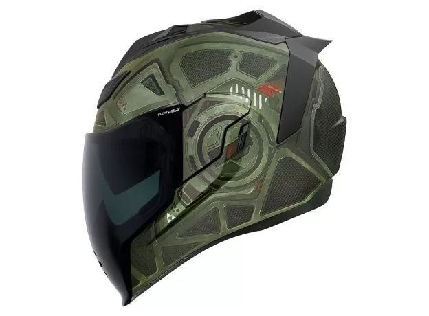 ICON Шлем AIRFLITE, Размер: S, Цвет: BLOCKCHAIN™ GREEN