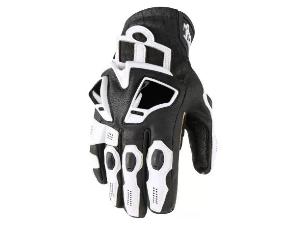 ICON Мотоперчатки HYPERSPORT SHORT™, Размер: XL, Цвет: WHITE