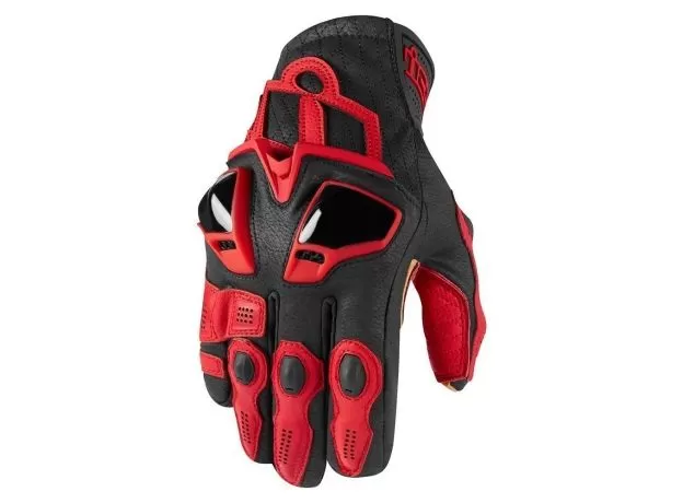 ICON Мотоперчатки HYPERSPORT SHORT™, Размер: S, Цвет: red