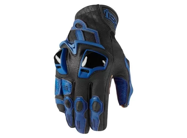 ICON Мотоперчатки HYPERSPORT SHORT™, Размер: XXL, Цвет: Blue