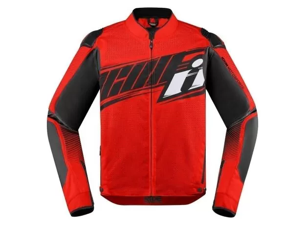 ICON Мотокуртка OVERLORD SB2 CE PRIME™, Размер: XL, Цвет: red