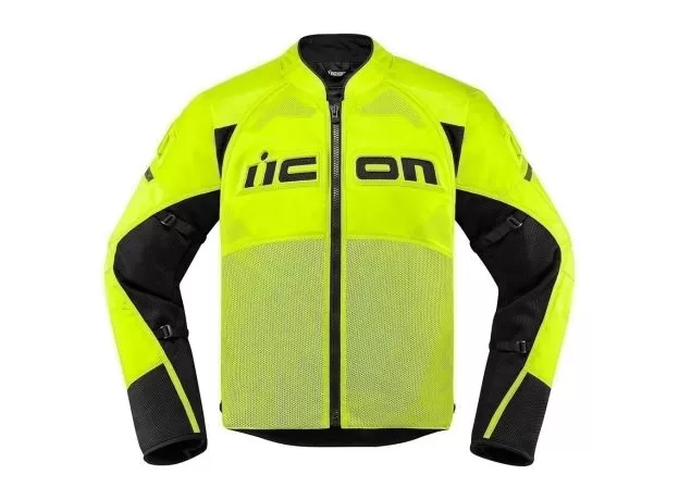 ICON Мотокуртка CONTRA2™, Размер: XXL, Цвет: HI-VIZ YELLOW