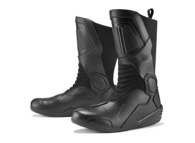 ICON Мотоботы JOKER™ WP, Размер: 8, Цвет: Black