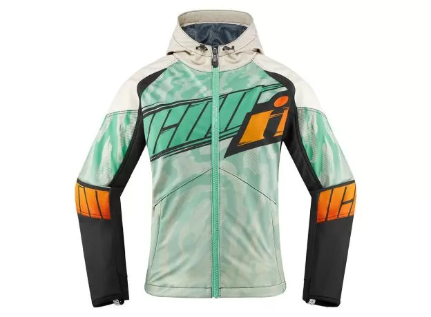 ICON Мотокуртка MERC AZUL™ женская, Размер: M, Цвет: Aqua