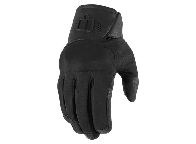 ICON Мотоперчатки TARMAC2™ WP3 SHORT, Размер: L, Цвет: Black