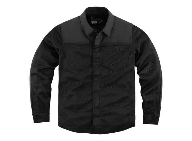 ICON Рубашка UPSTATE, Размер: XXL, Цвет: Black