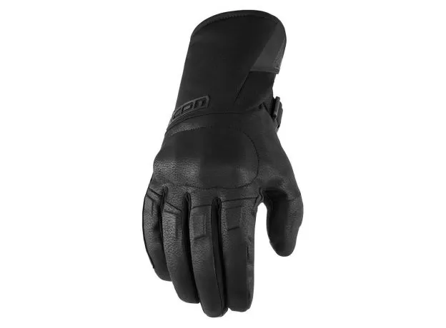 ICON Мотоперчатки RAIDEN Waterproof, Размер: S, Цвет: Black